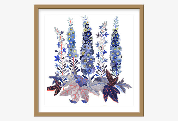 山水挂画 中堂画手绘免抠