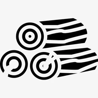 柴的树干叠图标免抠