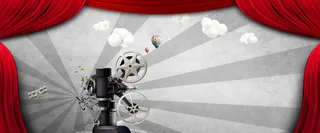 影视艺术banner背景高清