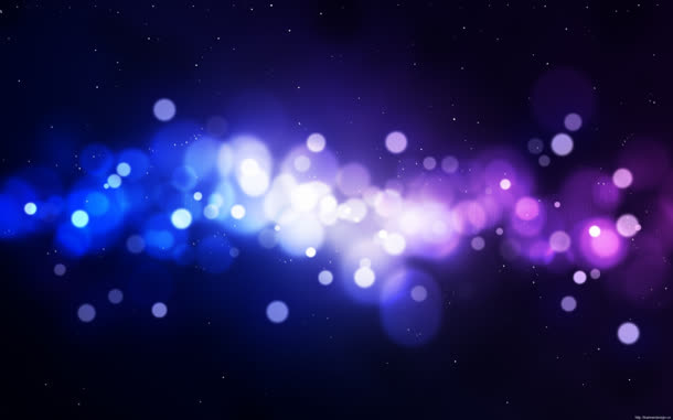 蓝紫色星光光效海报免抠