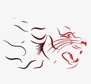 一只老虎素材图片免抠