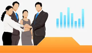 团结合作的商业人士高清免扣素材免抠