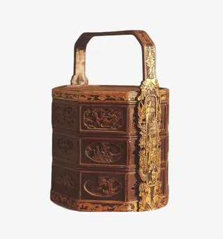 奢华古典古代食盒免抠