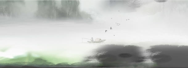 中国风背景海报