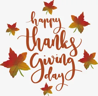 枫叶装饰感恩节免抠