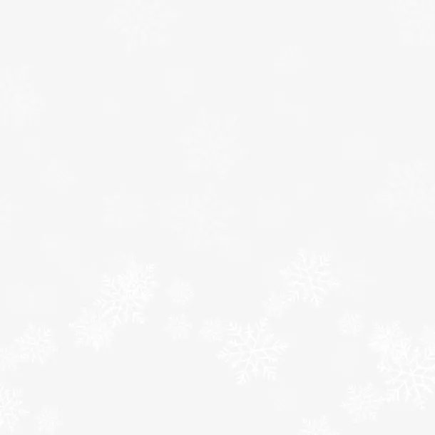 白色漂浮雪花免抠
