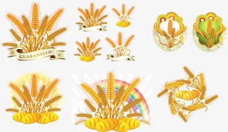 小麦面包矢量图素材下载免抠