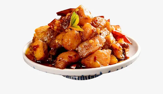 香辣辣子鸡丁png免抠 香辣辣子鸡丁png免抠