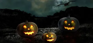 万圣节鬼节南瓜灯背景banner