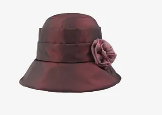 女英伦复古卷边中老年盆帽免抠