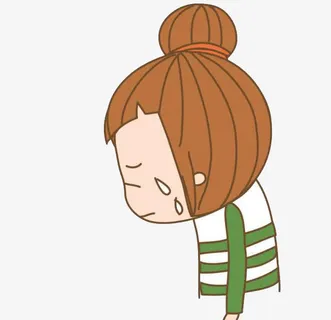 哭泣的小女孩免抠