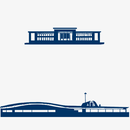 石家庄地标建筑剪影01免抠