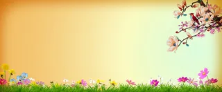 温暖春天青春背景高清