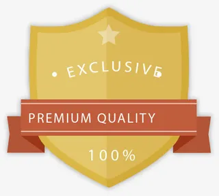 盾牌促销标签矢量素材免抠