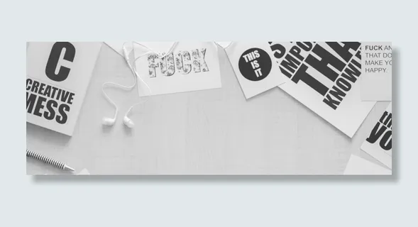 黑白杂志桌面背景高清