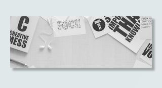 黑白杂志桌面背景高清