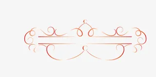 矢量卡通扁平化欧式花纹边框免抠