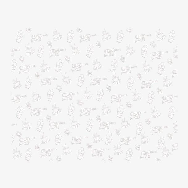 茶和奶茶咖啡底纹免抠