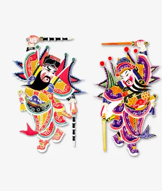 中国门神免抠图素材免抠