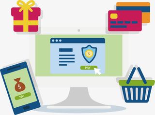 在线购物安全保障免抠