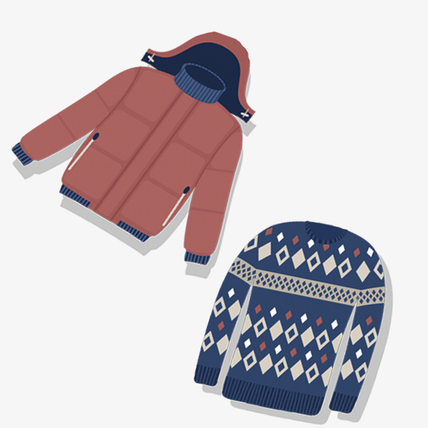 卡通衣服免抠手绘/卡通卡通元素