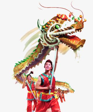 舞龙比赛免抠