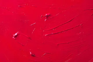 涂红漆的墙壁免抠