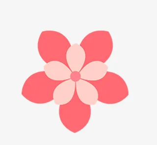 春天粉色花素材免抠