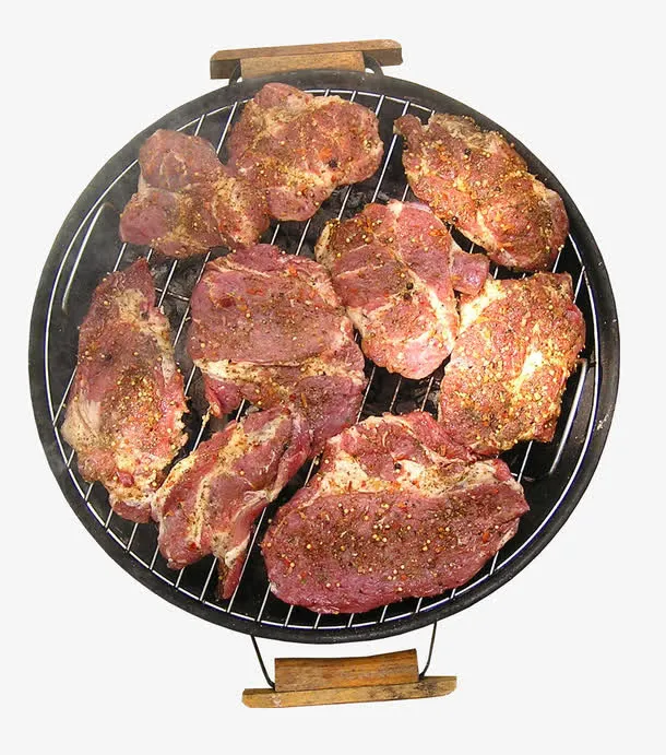 架子上的烤肉免抠