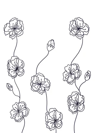 图案设计彩印花边A144免抠