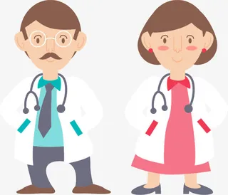 医护人员矢量素材免抠