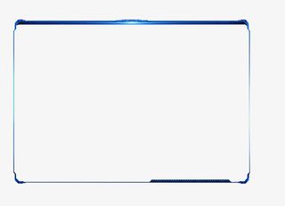 游戏边框 质感 蓝色免抠