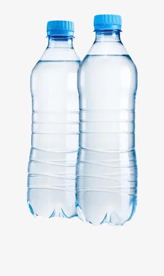 透明解渴蓝色螺纹瓶盖塑料瓶饮用免抠