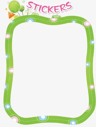 漂亮可爱边框免抠