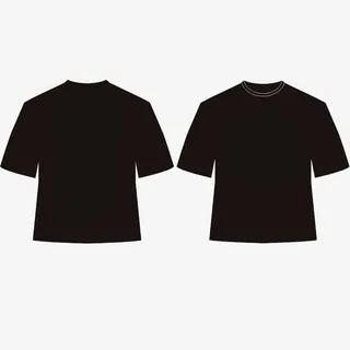 黑色衬衣png元素免抠