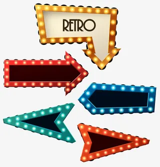 矢量指示箭头免抠