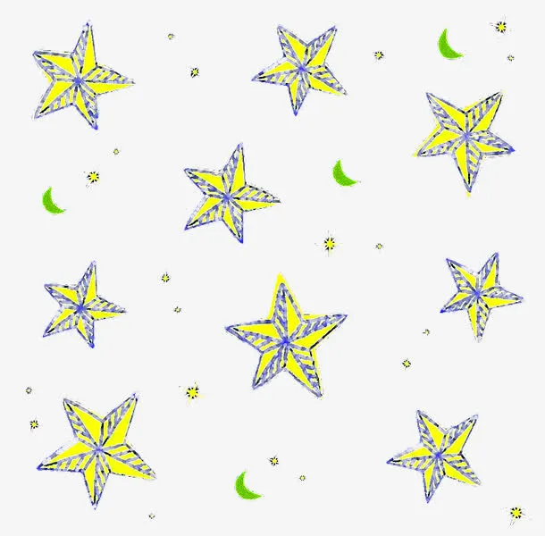 星星艺术底纹背景免扣图片