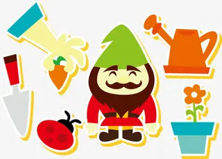 矢量图园林设计免抠