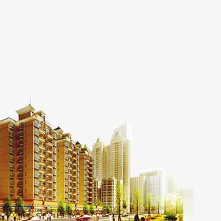 房地产楼盘素材免抠