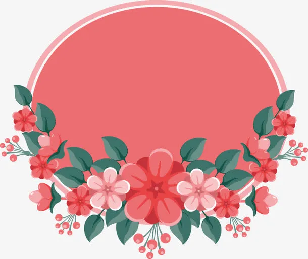 复古花纹免抠