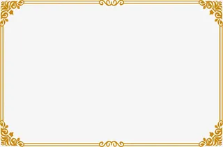 清新书信边框免抠