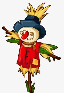 小丑稻草人免抠