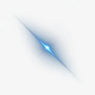 蓝色经典光效png素材免抠