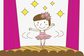 舞台上的女人免抠