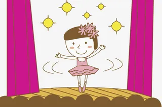 舞台上的女人免抠