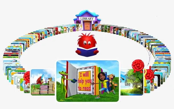 幼儿图书王国免抠