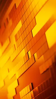 黄色几何H5背景素材高清