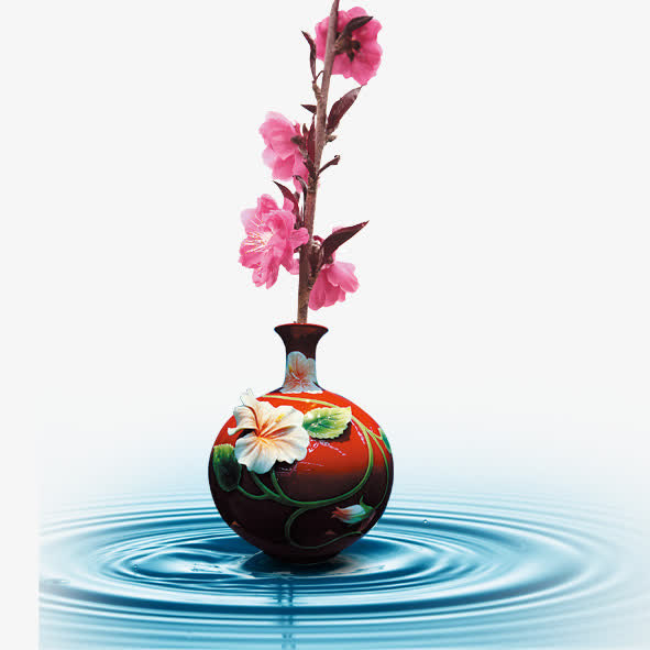 艺术花瓶免抠