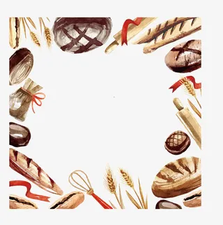 矢量图面包免抠