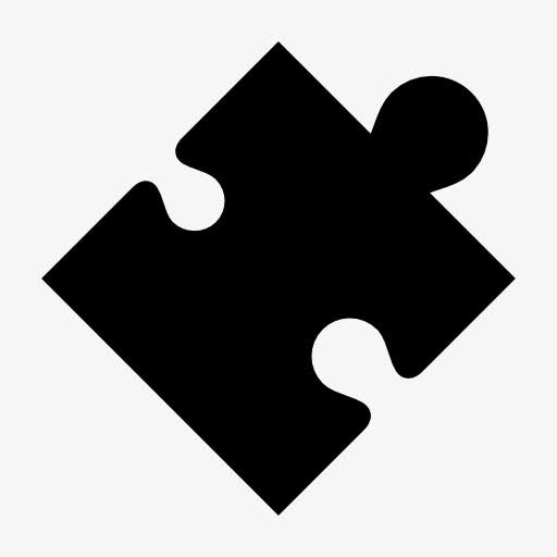 拼图碎片图标免抠